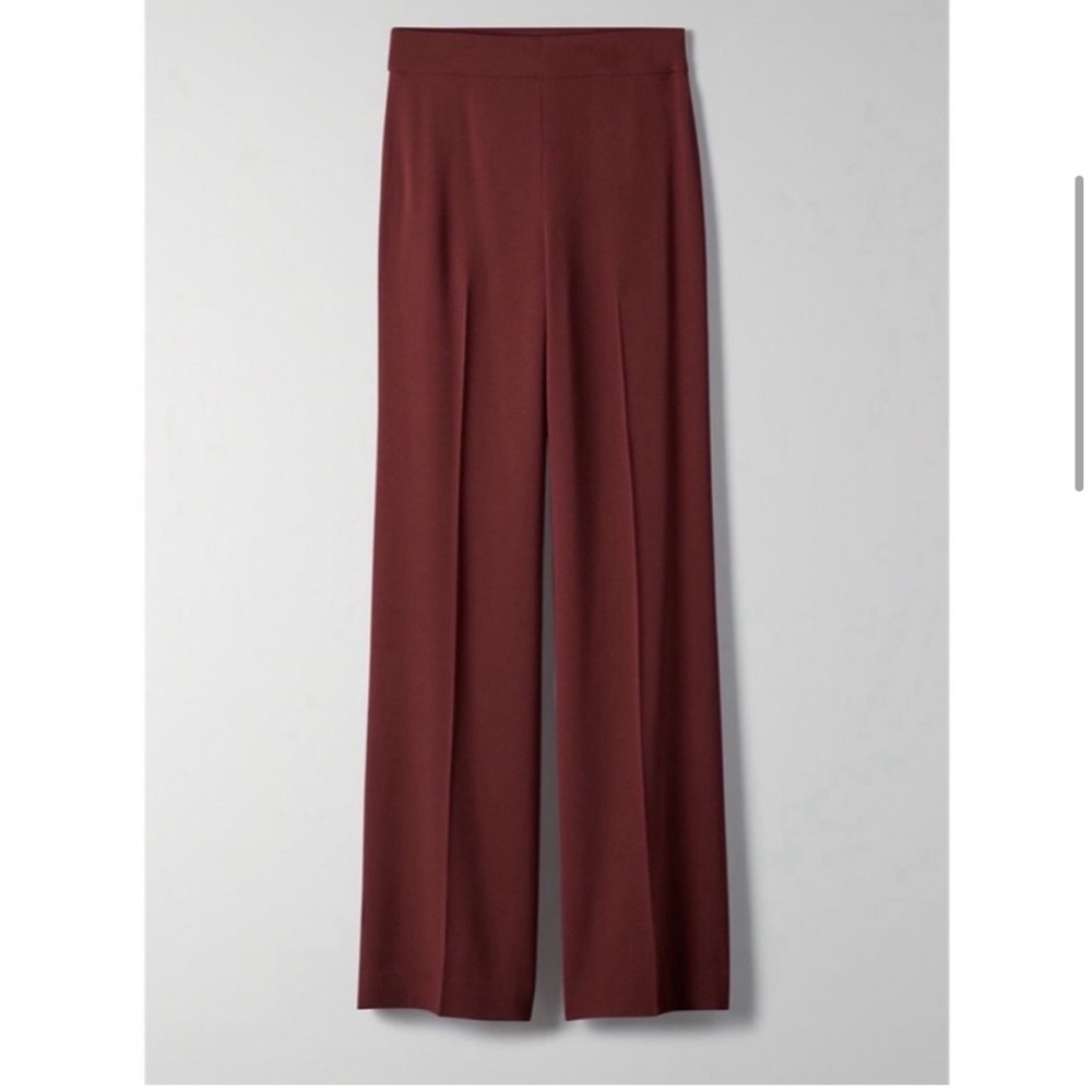 Aritzia Babaton Lincoln Pant Wide Leg High Rise (Long)